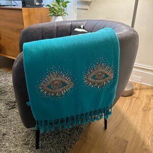 Jonathan Adler "Muse Eyes" Embellished Throw Blanket.